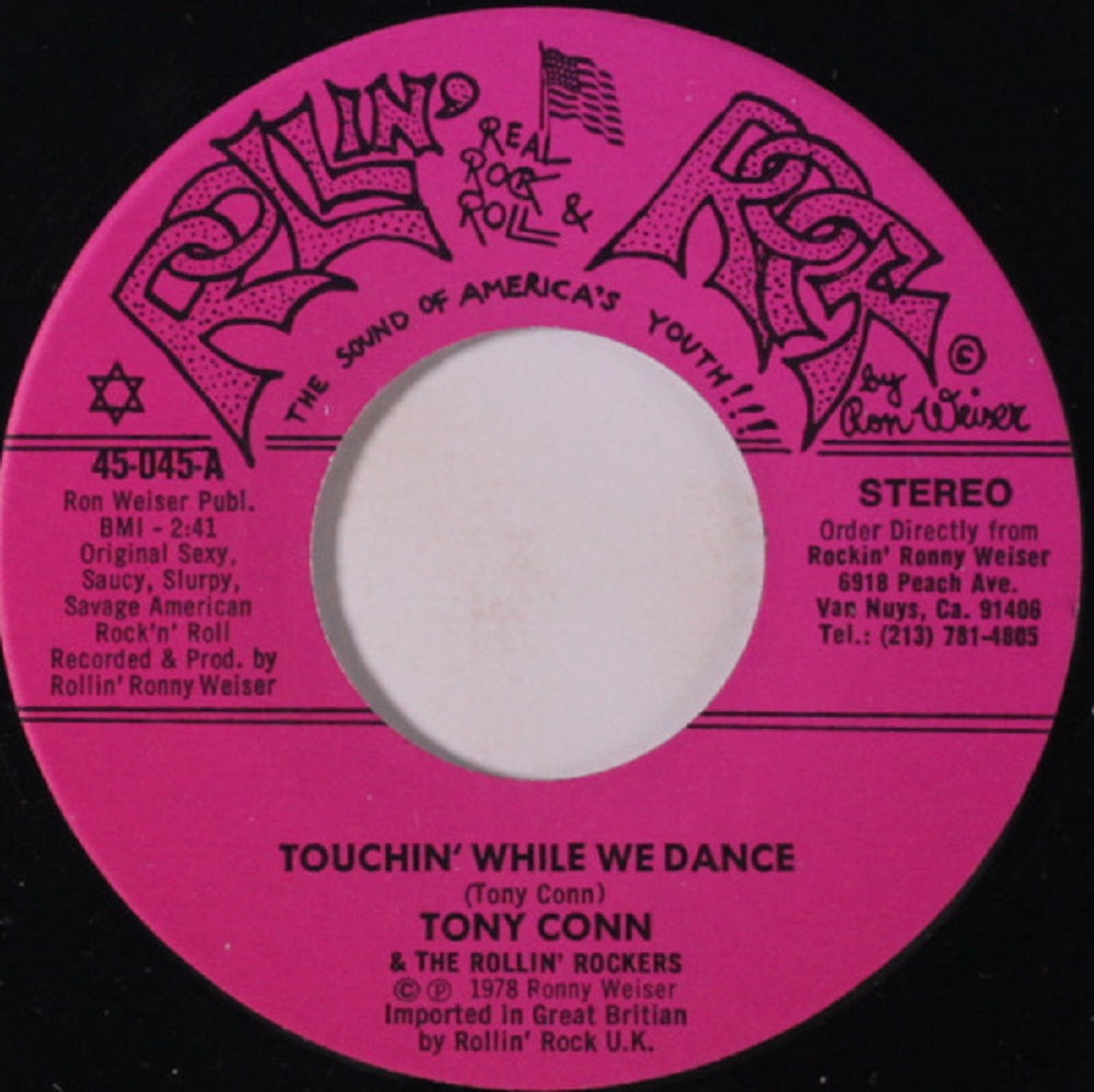 Single - Tony Conn & The Rollin' Rockers - Touchin' While We Dance; New Orleans