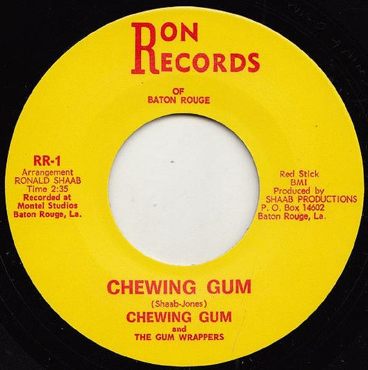 Single - Chewing Gum & the Wrappers - Chewing Gum; I Want'A Know