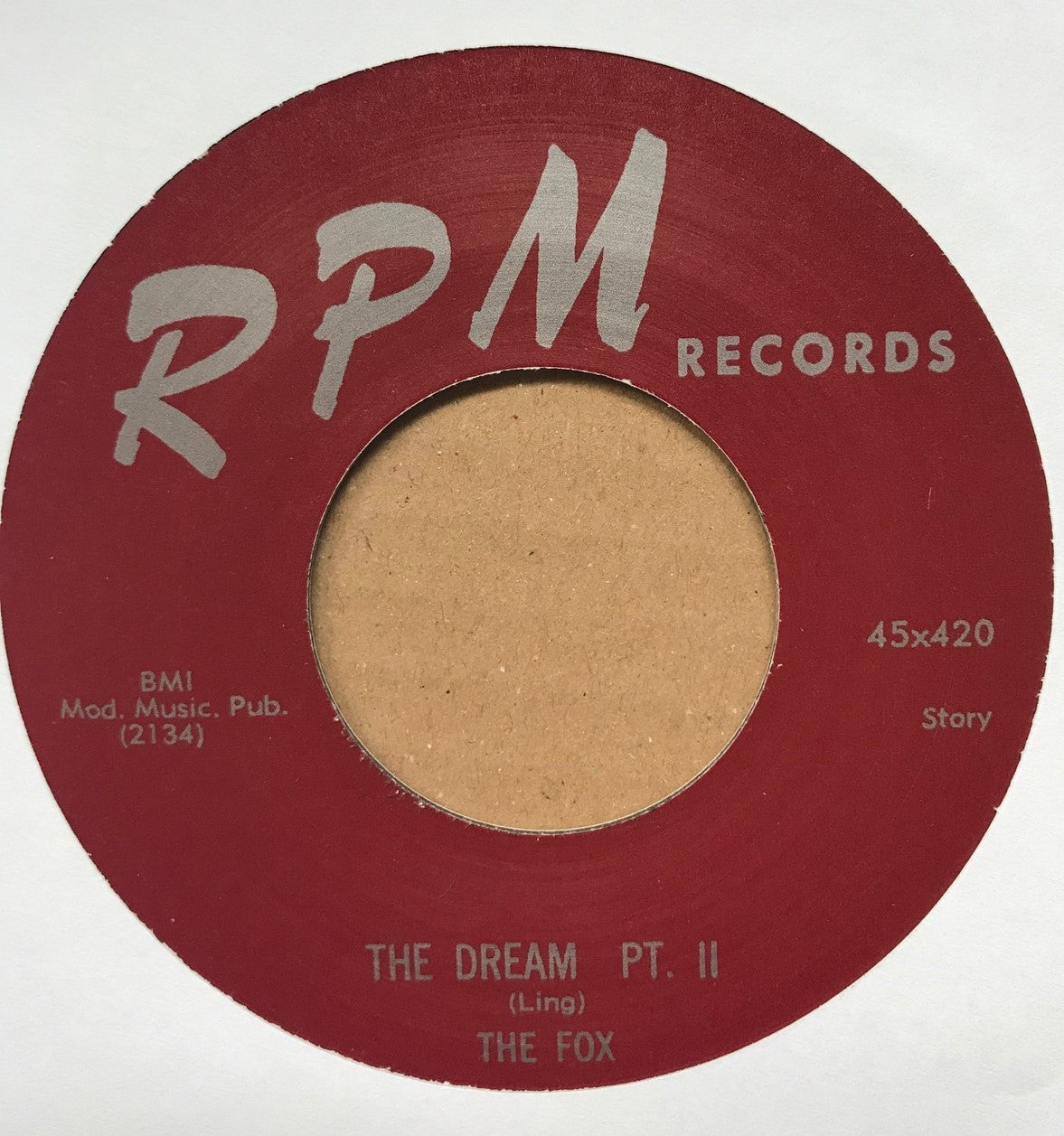 Single - Fox (Ike Turner) - The Dream Pt. 1 / The Dream Pt. 2