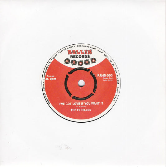 Single - Excellos - I've Got Love If You Want It, Susie Q