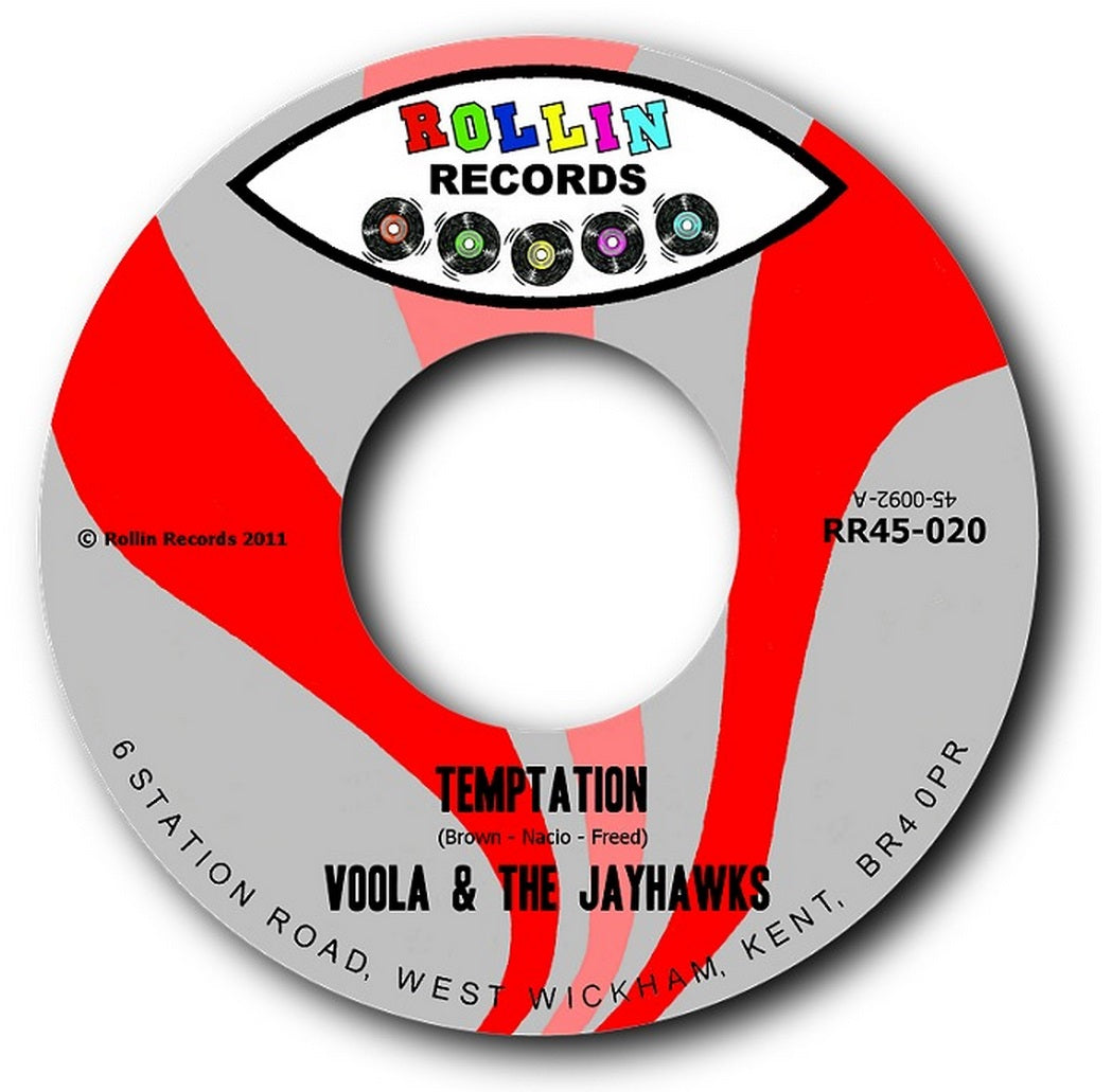 Single - Voola & The Jayhawks - Temptation, You Sure Don't Love Me