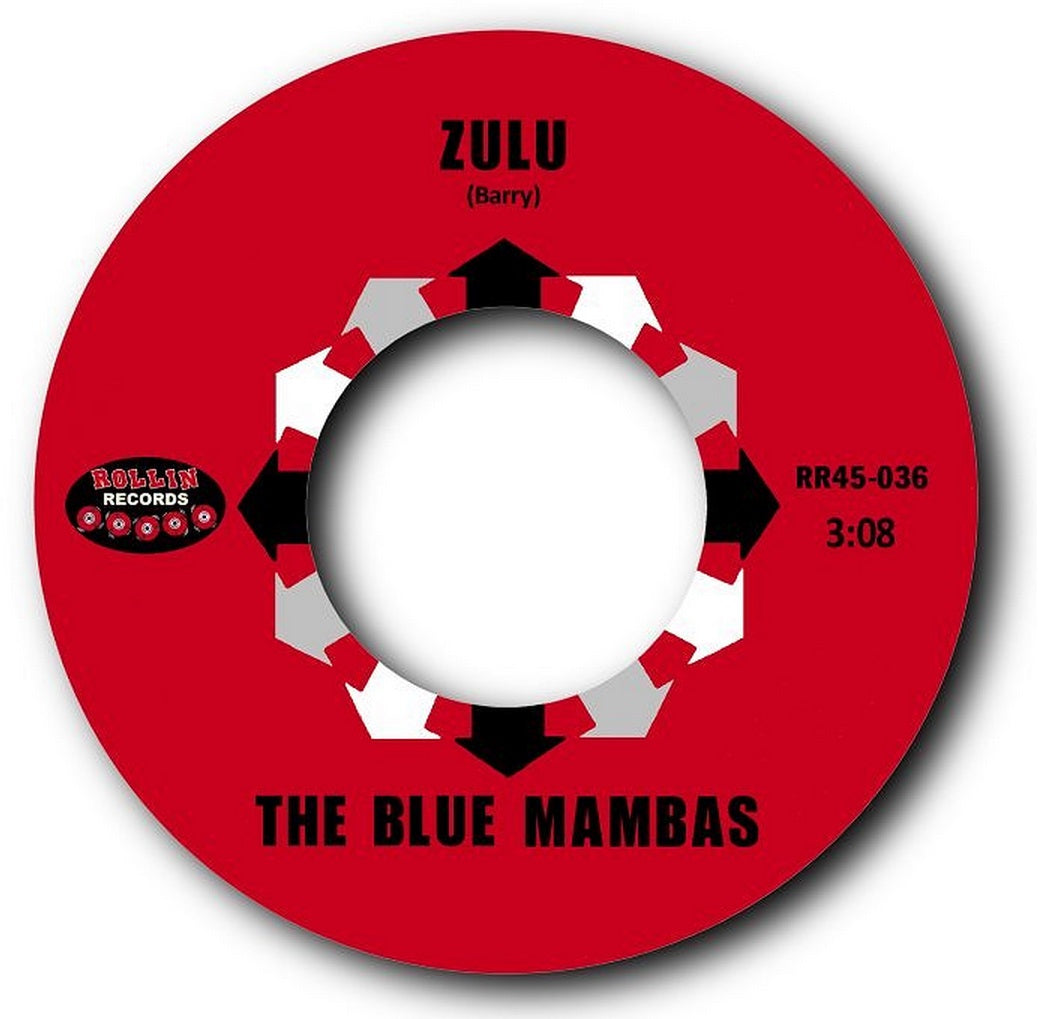 Single - VA - Blue Mambas - Zulu, Lightnin' Slim - Mean Ole Lonesome Train