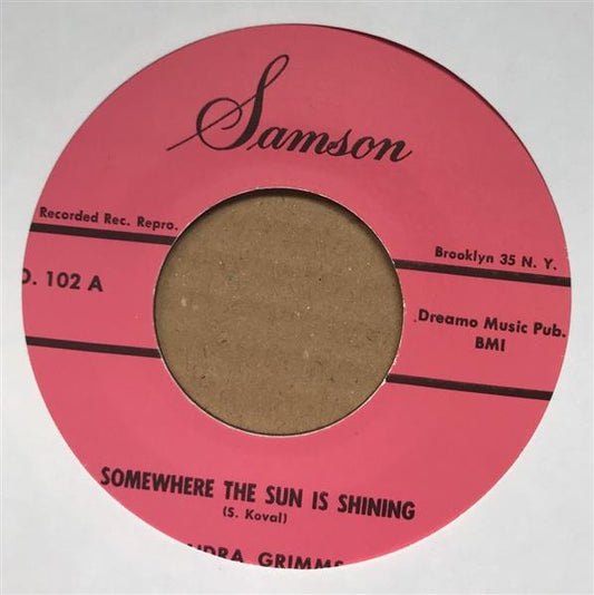Single - Sandra Grimms - Hallelujah Rock'n'Roll; Somewhere The Sun Is Shining