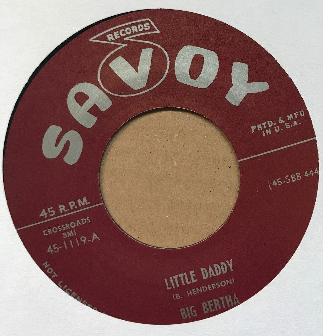 Single - Varetta Dillard - Mercy Mr. Percy / Big Bertha - Little Daddy