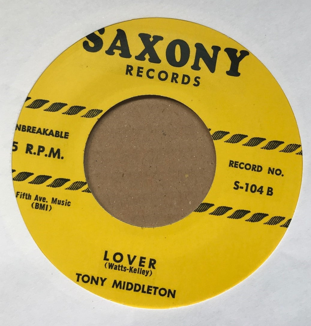 Single - VA - Tony Middleton - Lover; Louis Payne - That's Alright With Me