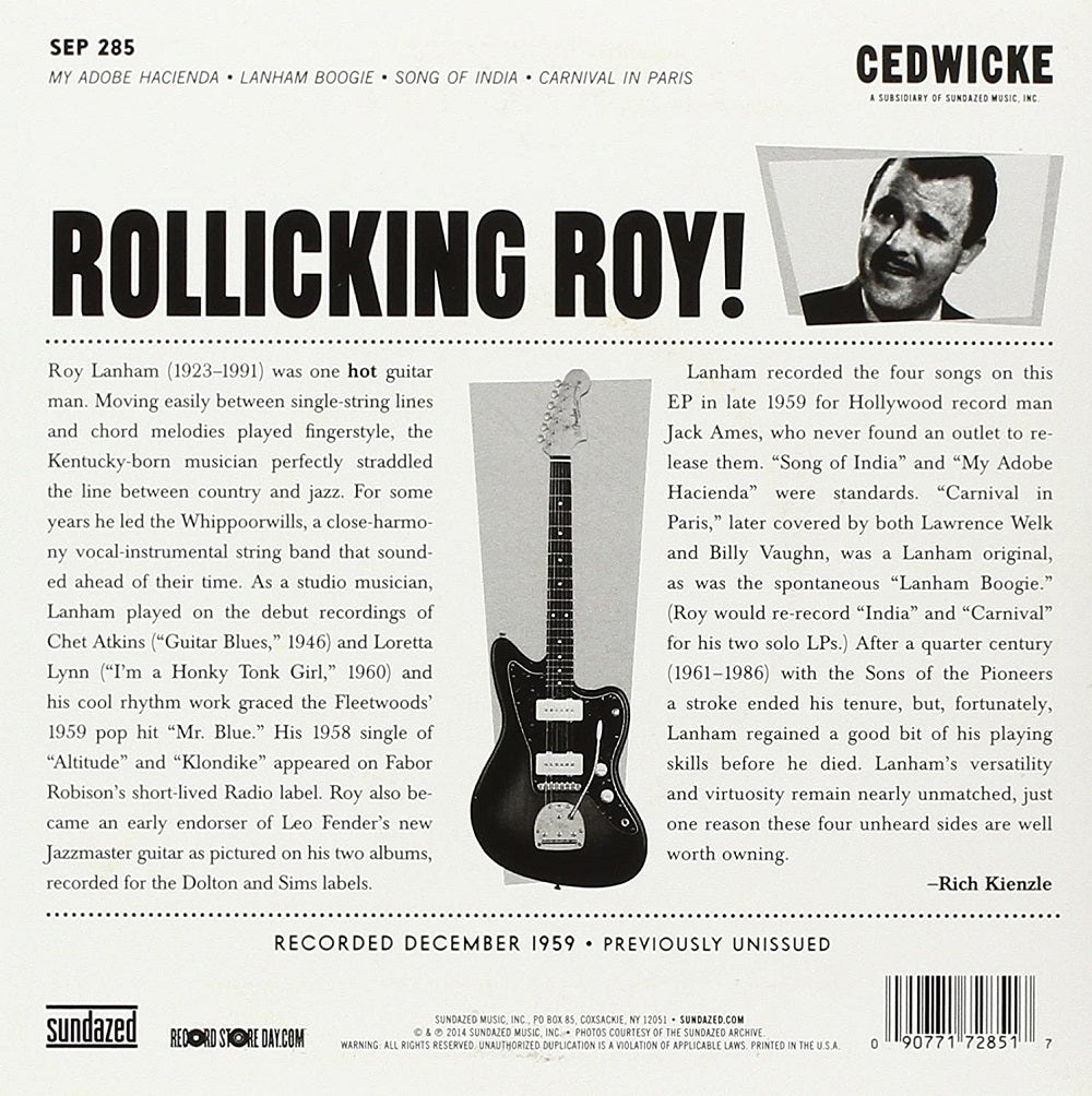 Single - Roy Lanham - The Spectacular Six String Of Roy Lanham