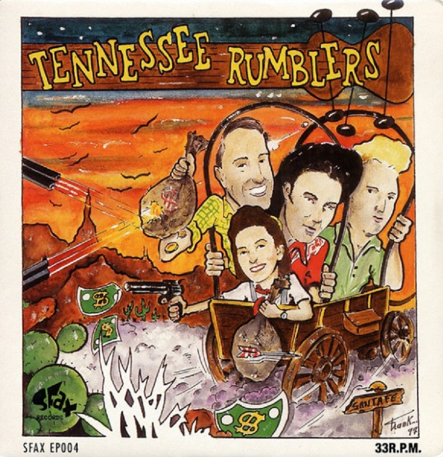 Single - Tennessee Rumblers - Down In Texas, Headin' South, Fireball Mail, Gotta Be My Baby