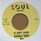Single - Johnny West - Tears Baby / It Ain’t Love
