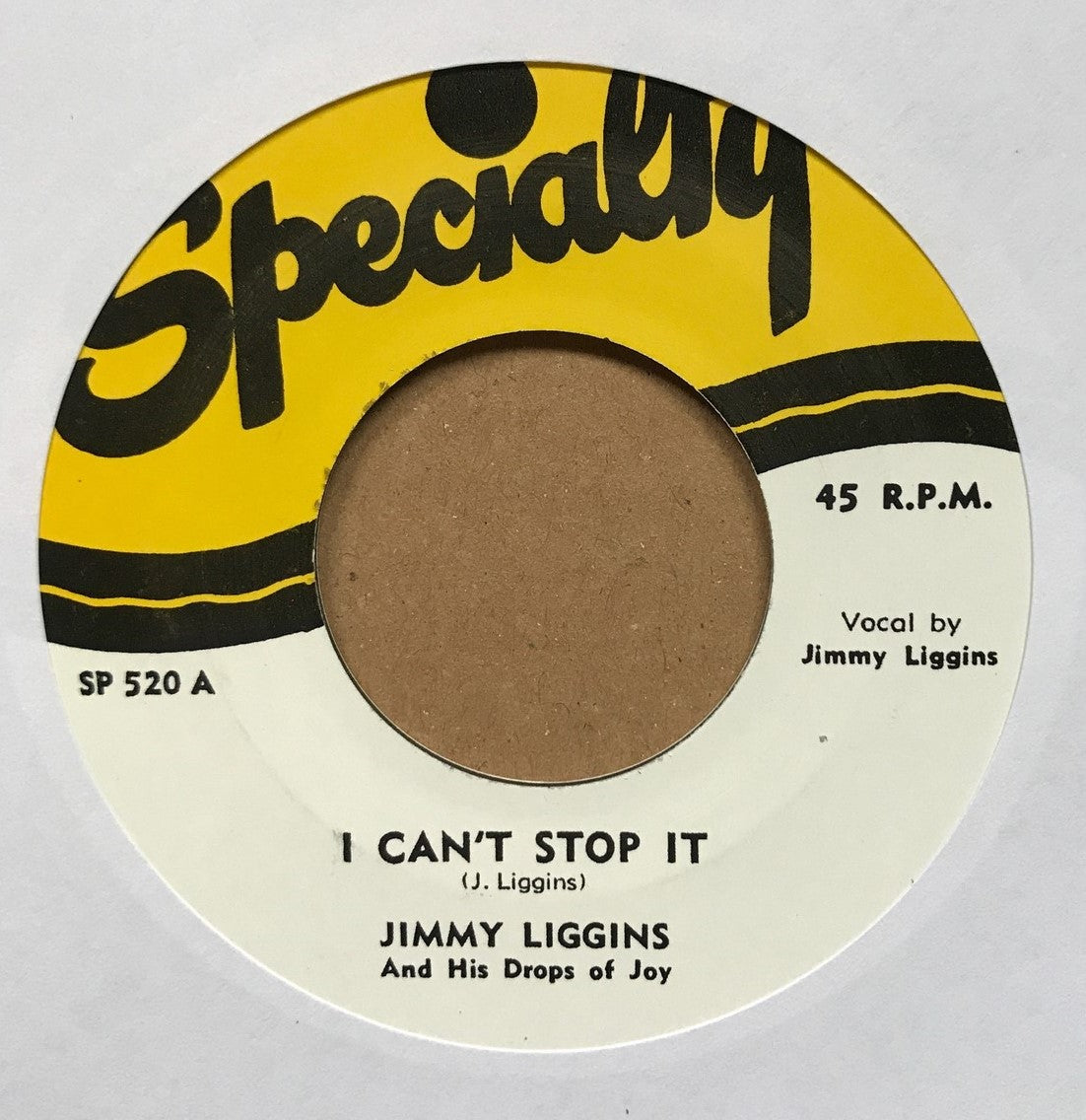 Single - Jimmy Liggins - I Can't Stop It; Troubles Goodbye