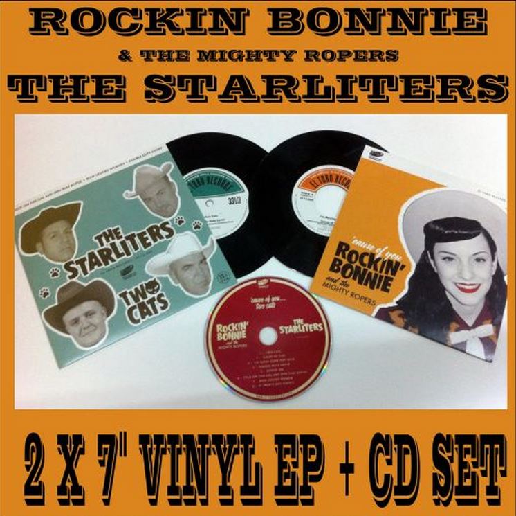 Single-2 - Rockin Bonnie & The Starliters - Cause Of You/Two Cats