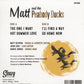 Single - Matt and the Peabody Ducks - The One I Want; + 3