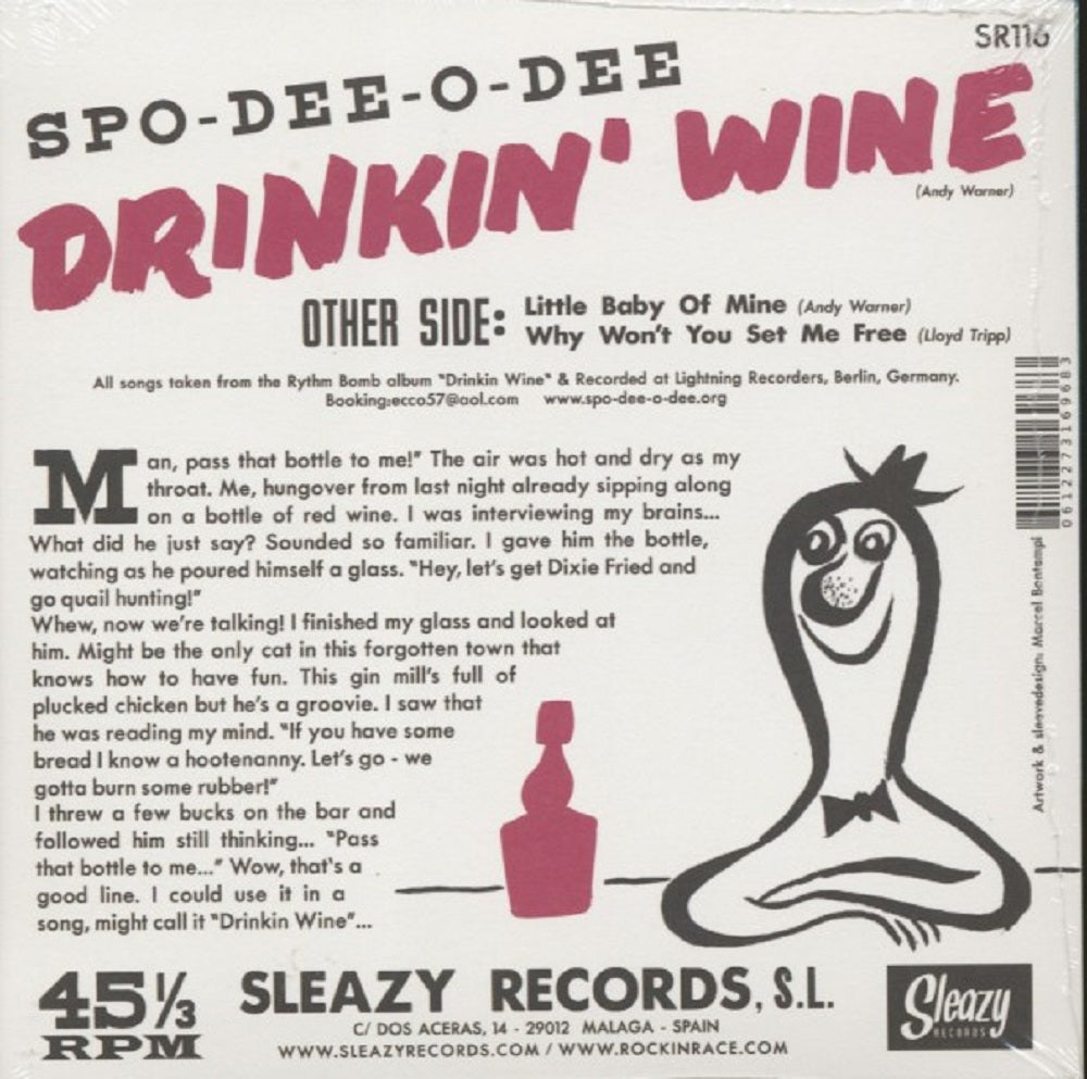 Single - Spo-De-O-Dee - Drinkin' Wine