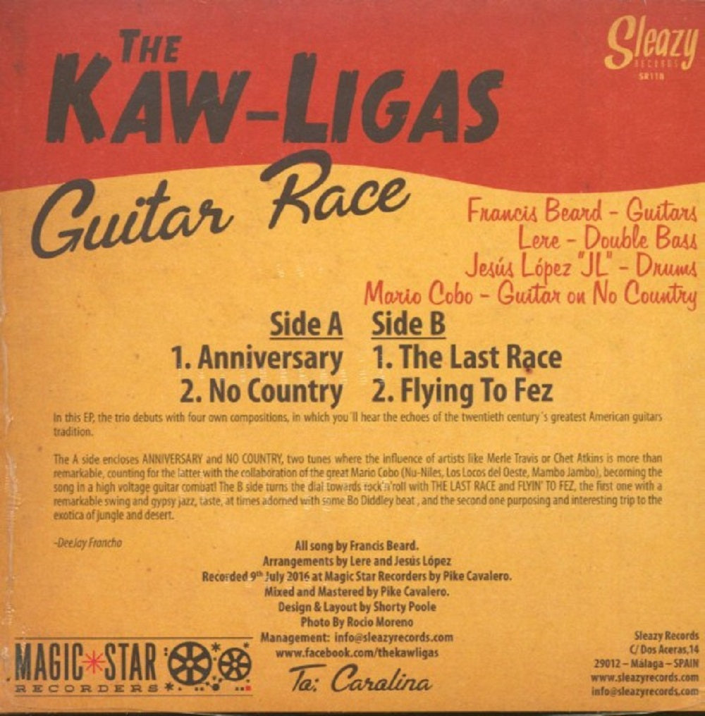 Single - Kaw-Ligas - Guitar Race