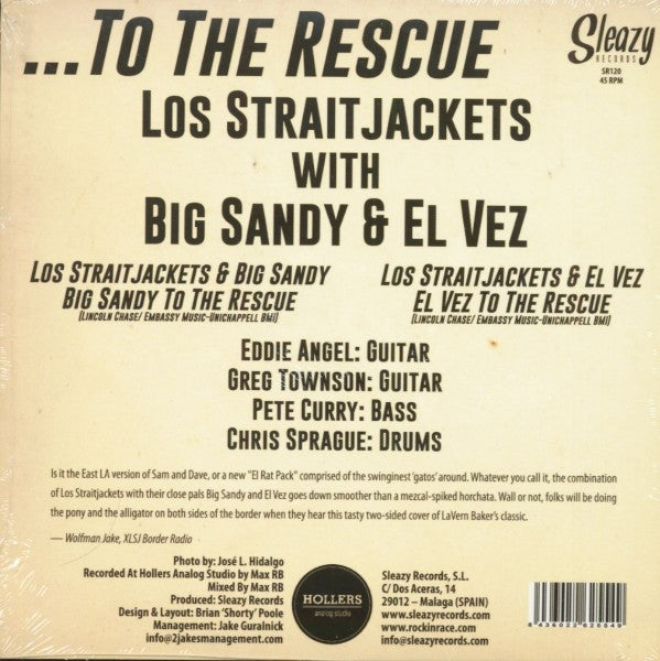 Single - Los Straitjackets With Big Sandy & El Vez - To The Rescue