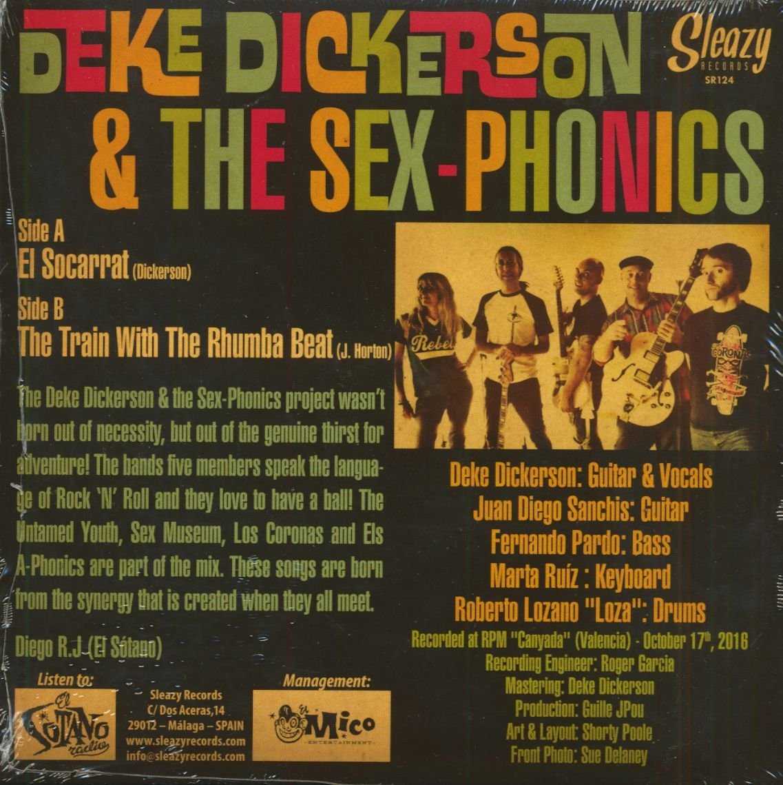 Single - Deke Dickerson & The Sex-Phonics - El Socarrat