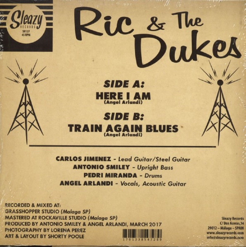 Single - Ric & the Dukes - Train Again Blues