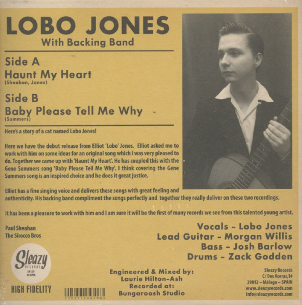 Single - Lobo Jones - Haunt My Heart