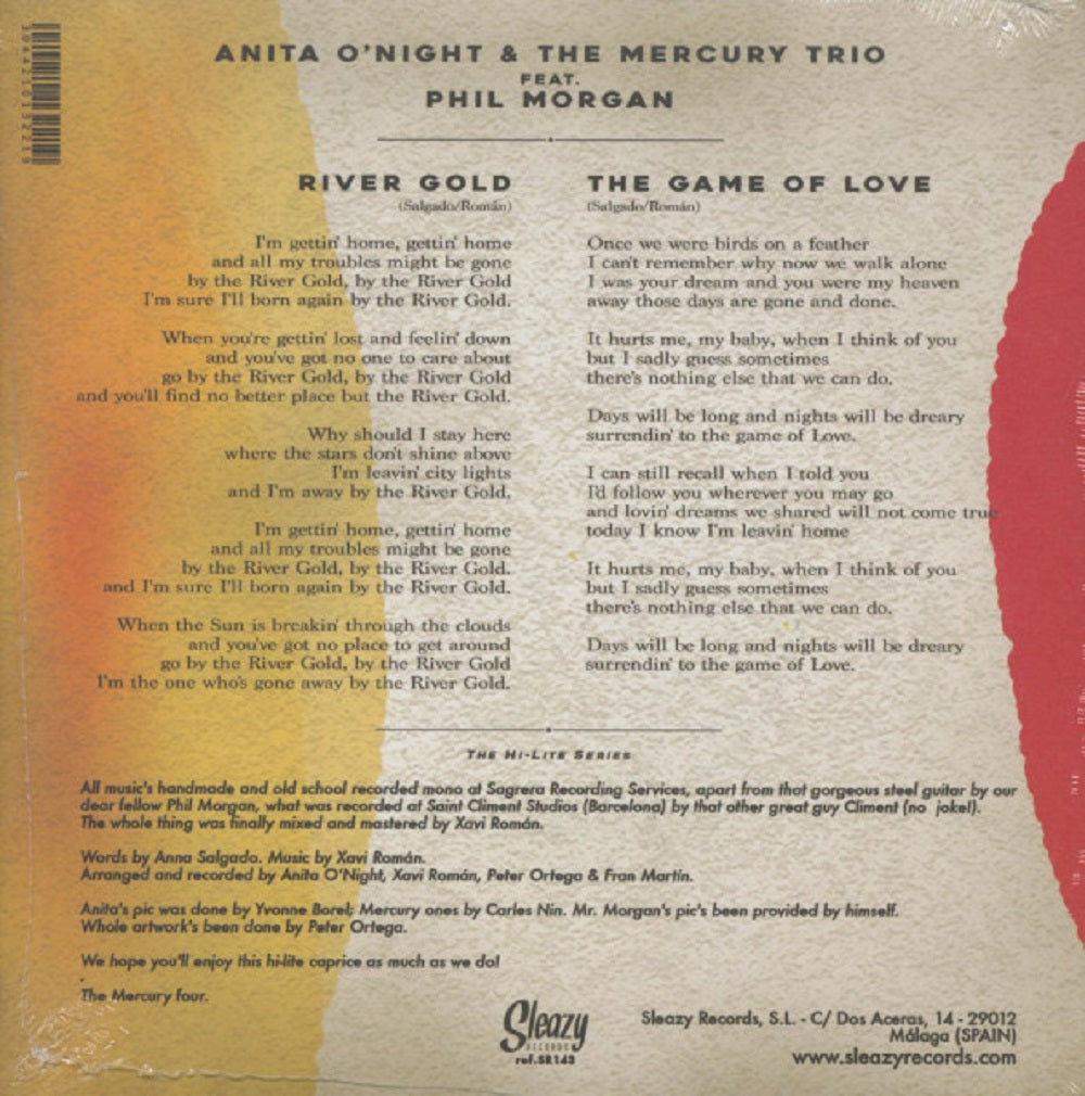 Single - Anita O'Night & The Mercury Trio Feat. Phil Morgan - River Gold