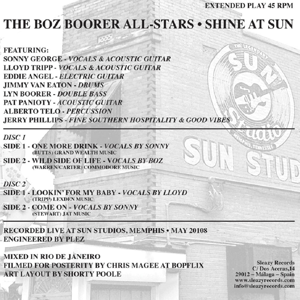 Single-2 - Boz Boorer All Stars - Shine At Sun