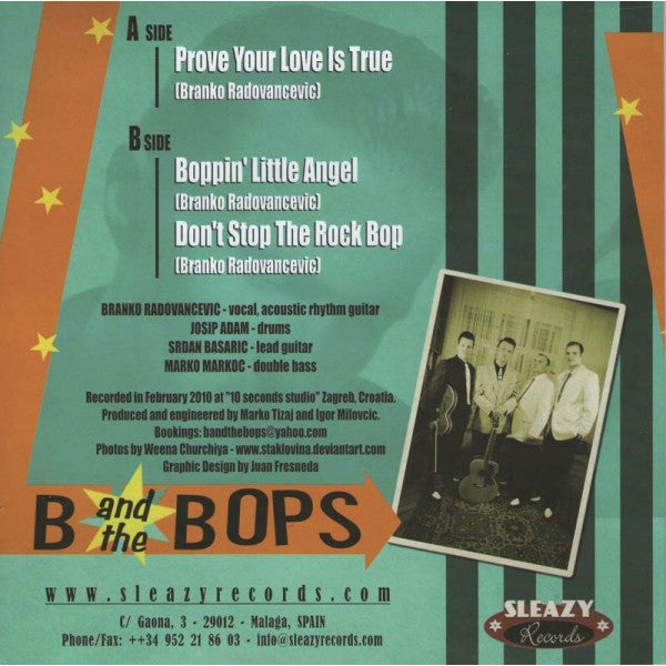 Single - B And The Bops - Prove Your Love Is True