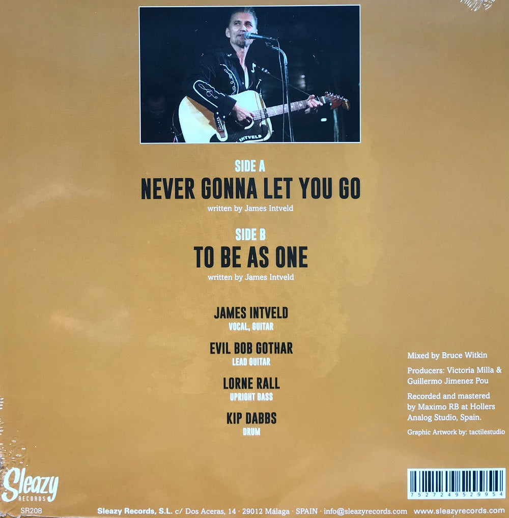 Single - James Intveld & The Honky Tonk Palomino's - Never Gonna Let You Go