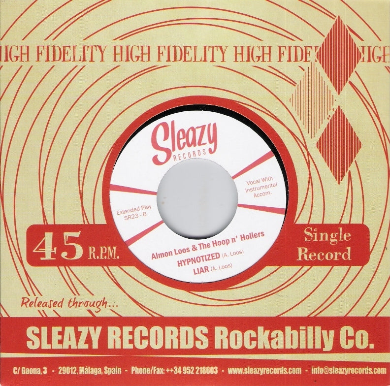 Single - Almon Loos & The Hoop n' Hollers - Nightmare / Is You Is / Hypnotized /Liar