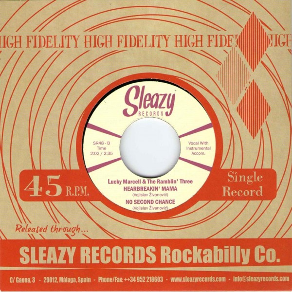 Single - Lucky Marcell & The Ramblin' Three - Movin' On