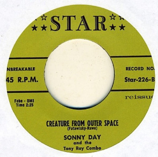 Single - Sonny Day - Beyond The Shadow Of A Doubt; Creature From Outer Space