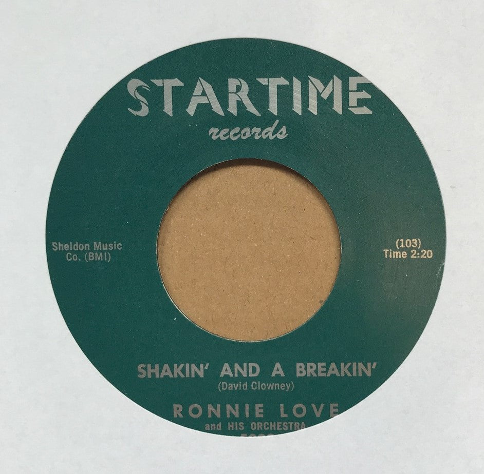 Single - Ronnie Love - Shakin' And A Breakin'; You're Movin' Me