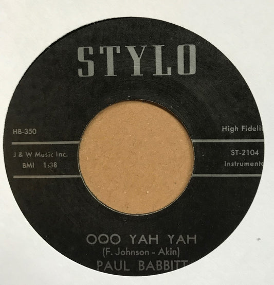 Single - Paul Babbitt - Ooh Yah Yah / Shade Blue