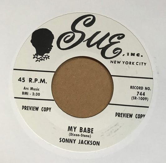 Single - Sonny Jackson - My Babe / Jimmy Oliver - The Sneak