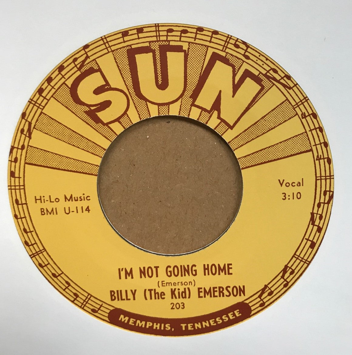 Single - Billy (The Kid) Emerson - The Woodchuck / I'm Not Going Home