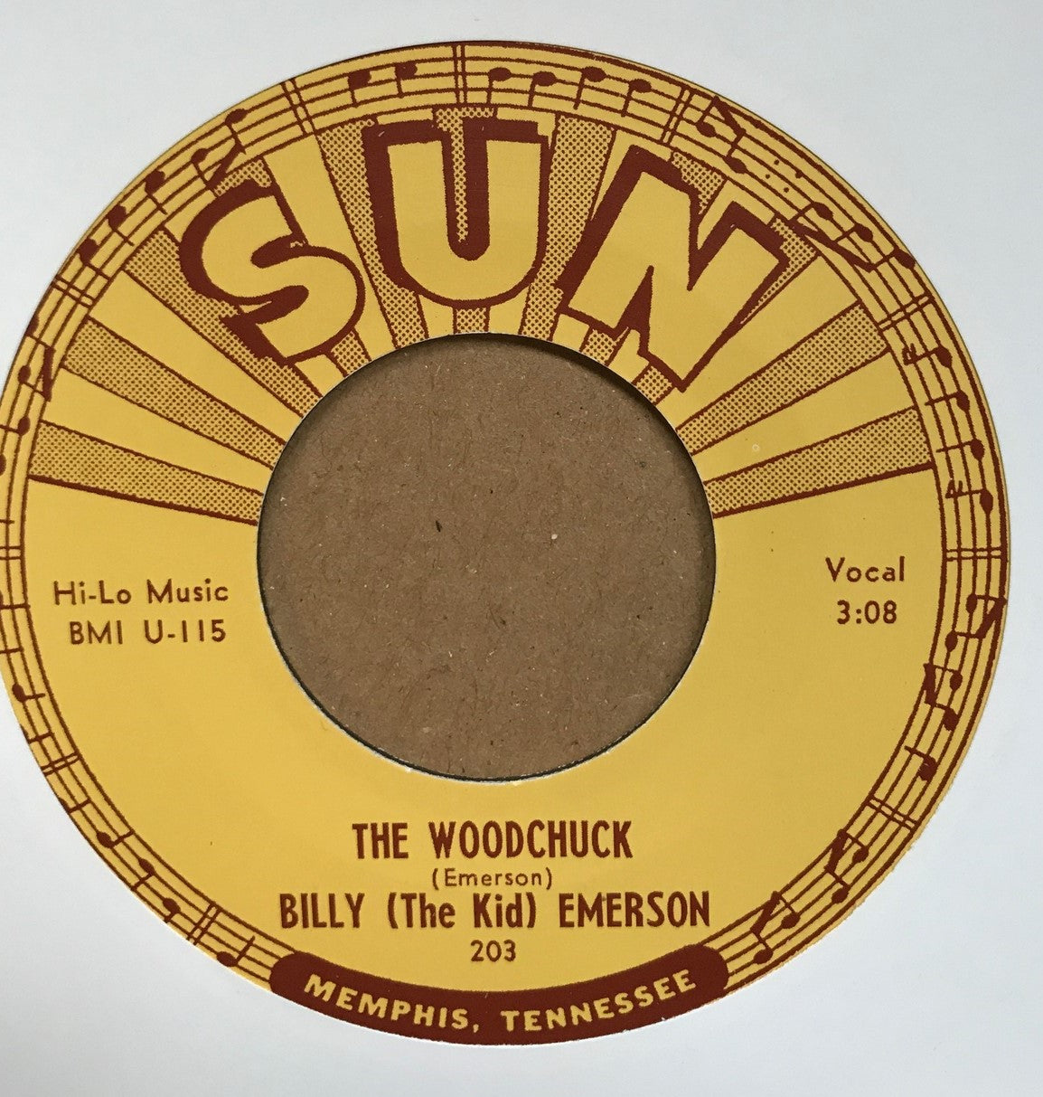 Single - Billy (The Kid) Emerson - The Woodchuck / I'm Not Going Home