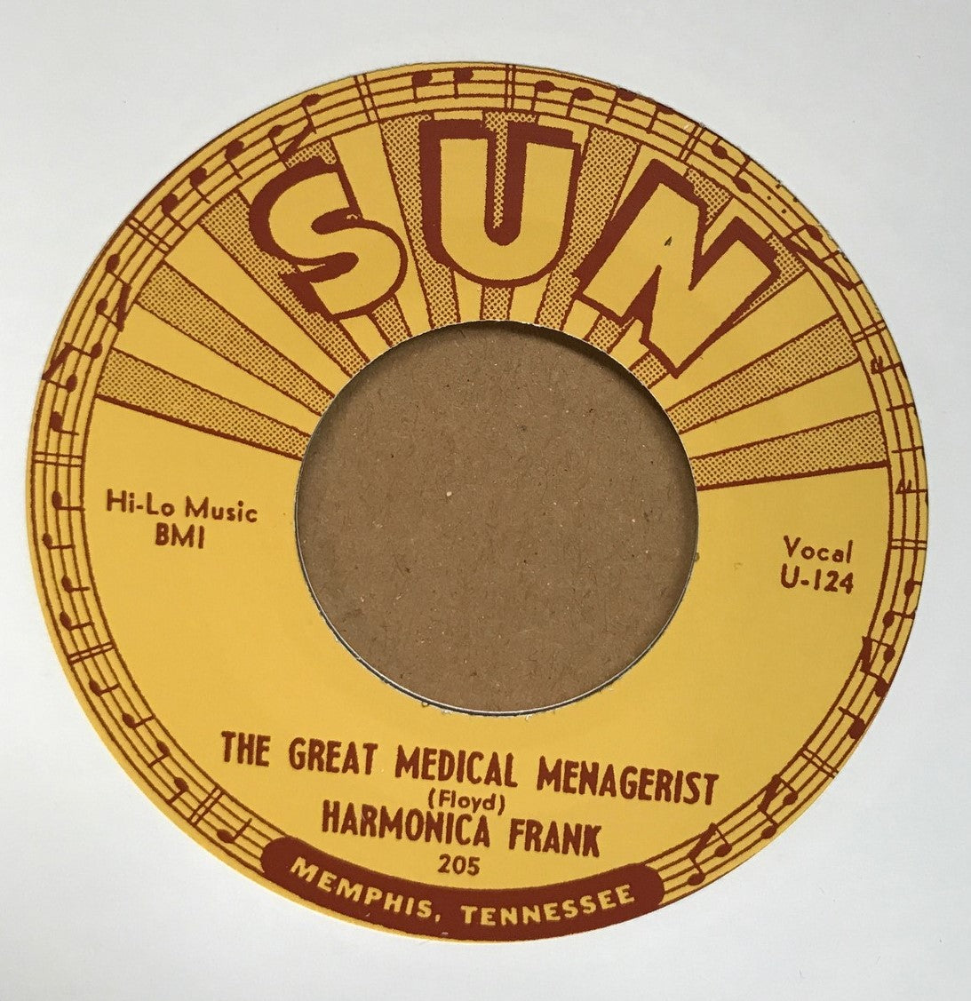 Single - Harmonica Frank - Rockin’ Chair Daddy / The Great Medical Menagerist