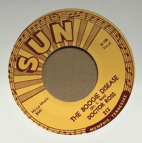 Single - Doctor Ross - Boogie Disease / Juke Box Boogie -