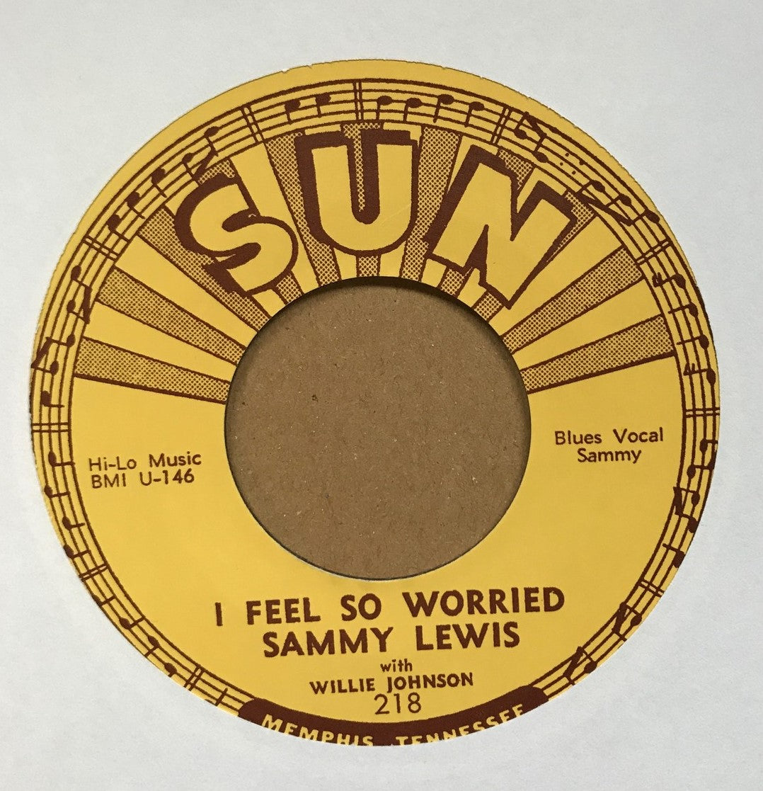 Single - Sammy Lewis - Feel So Worried / So Long Baby, Goodbye