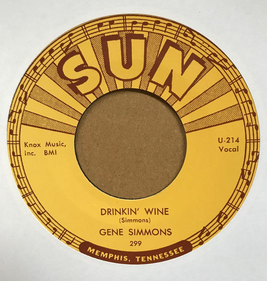 Single - Gene Simmons - Drinkin' Wine; I Done Told You