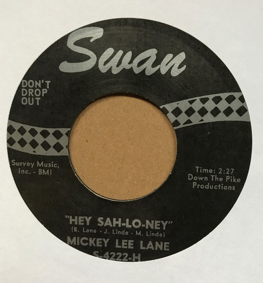 Single - VA - Mickey Lee Lane - Hey Sah-Lo-Ney / Wes Dakus - Sour Biscuits