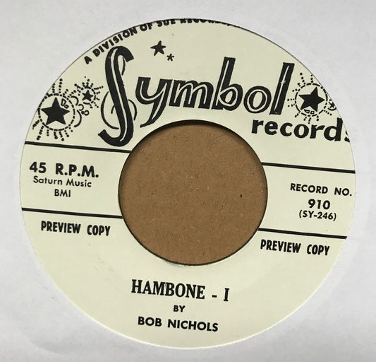 Single - Bob Nichols - Hambone 1 / Hambone 2