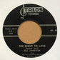 Single - Bill Johnson - You Better Dig It / The Right To Love