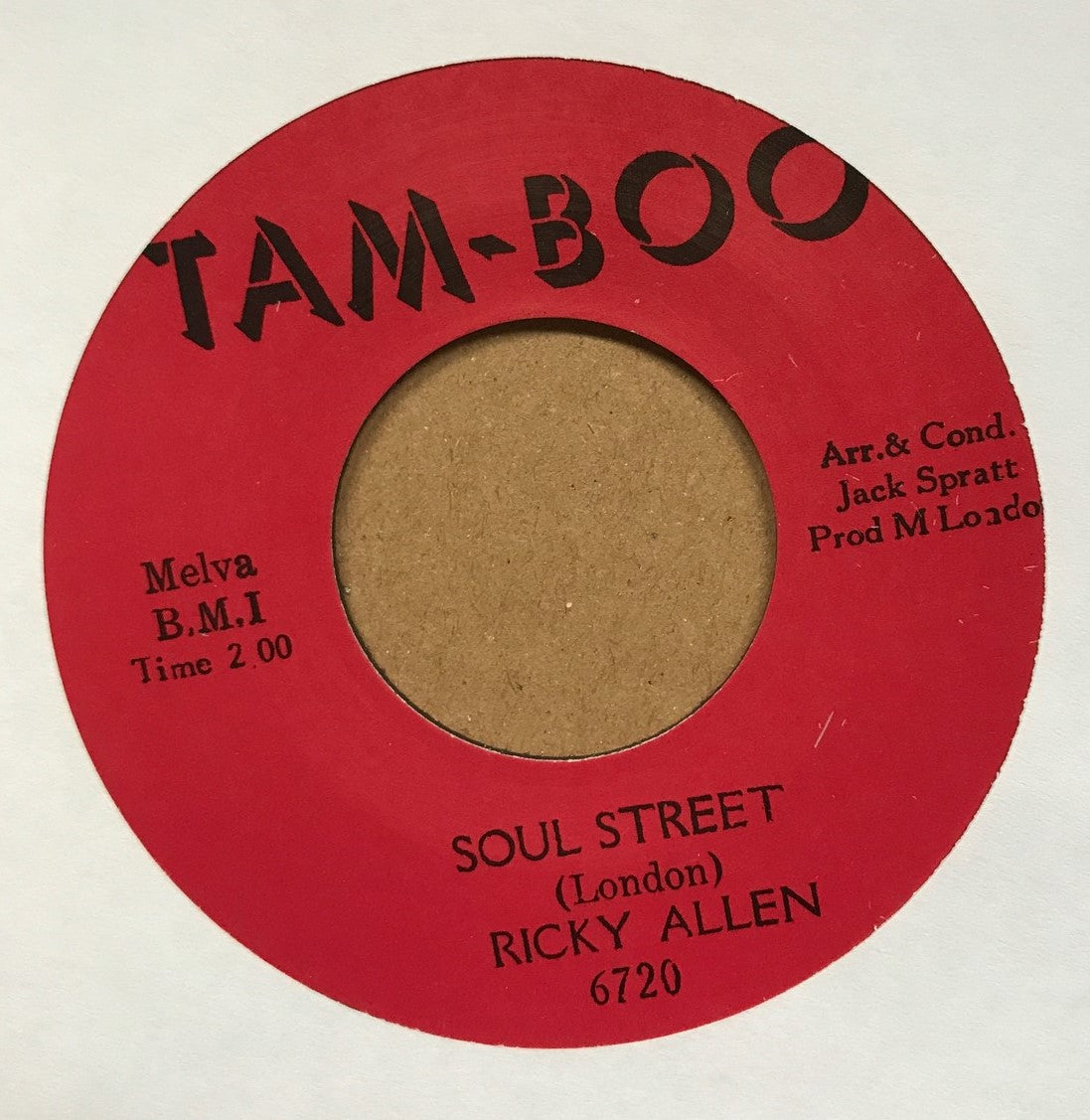 Single - Ricky Allen - Cut You Loose / Soul Street