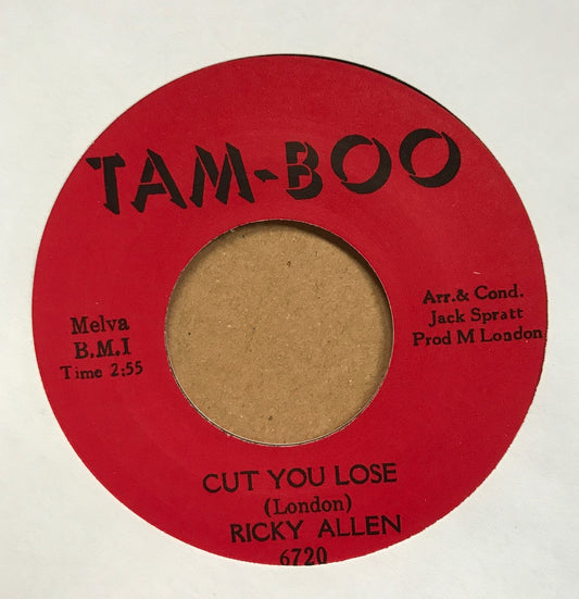 Single - Ricky Allen - Cut You Loose / Soul Street
