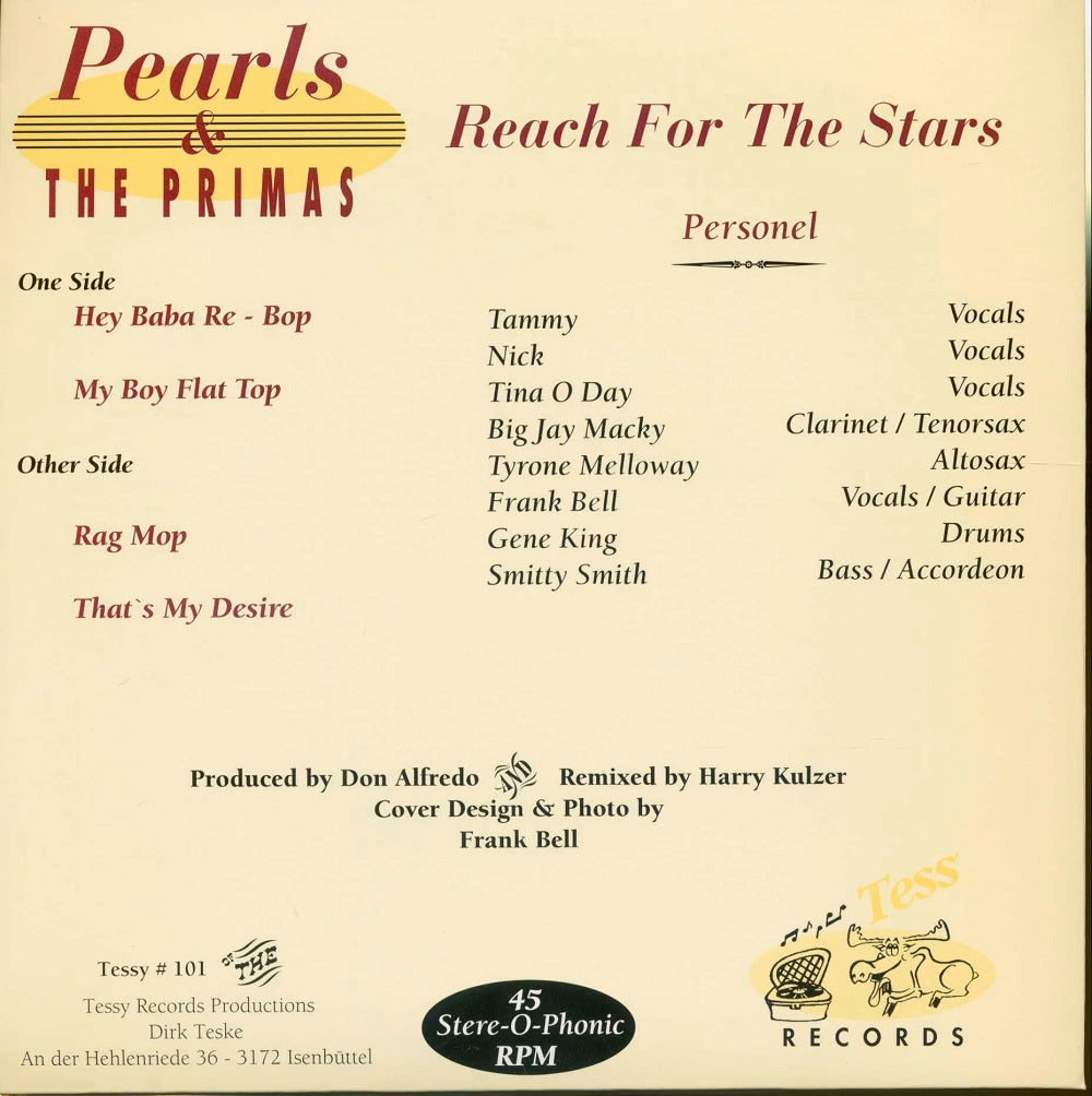 Single - Pearls and the Primas - Reach For The Stars