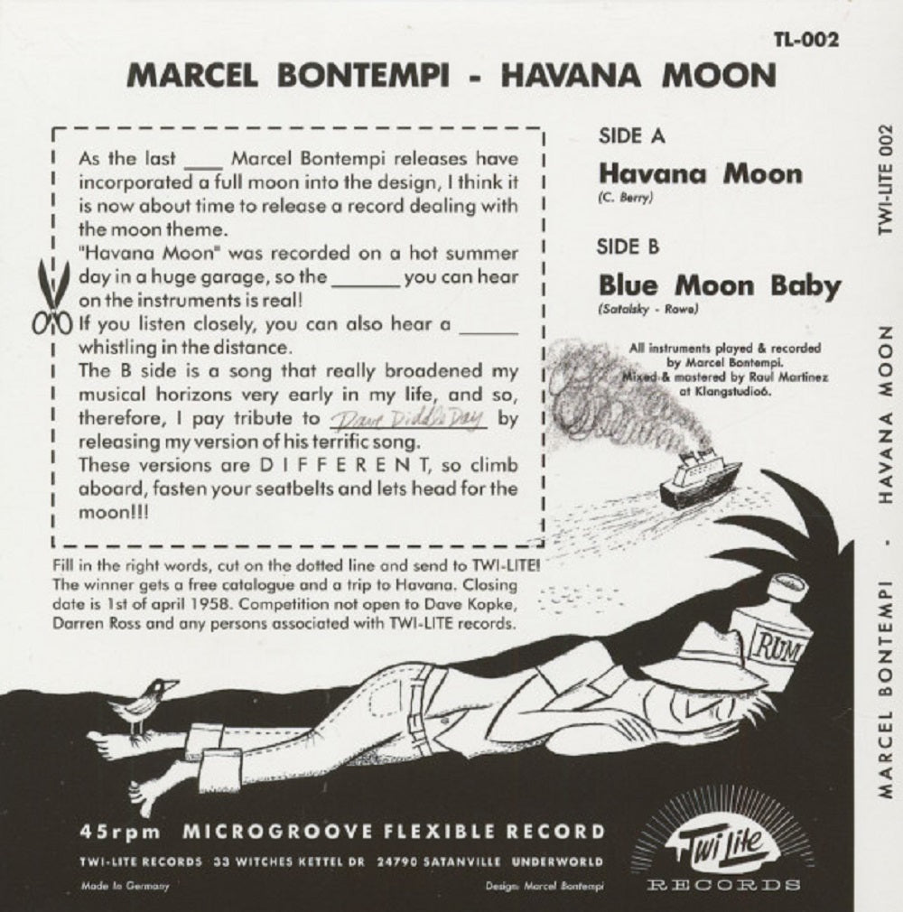 Single - Marcel Bontempi - Havana Moon