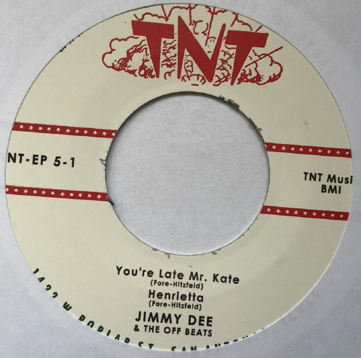 Single - Jimmy Dee - Rock Tick Tock, Henrietta + 2