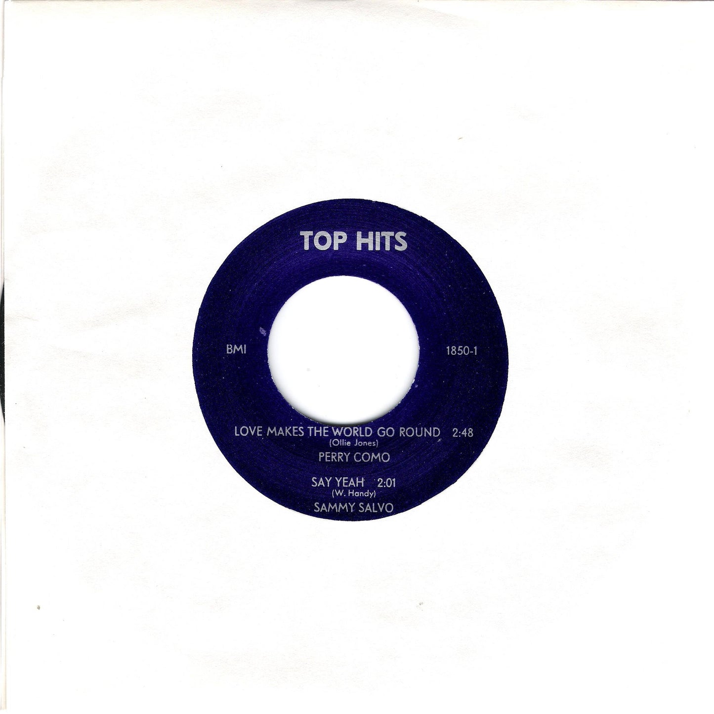 Single - VA - Top Hits - Perry Como, Sammy Salvo, Louis Prima, Mel Robbins