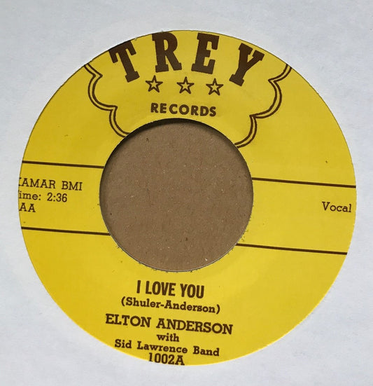 Single - VA - Elton Anderson - I Love You / Ray Gerdsen - Fatty Hattie