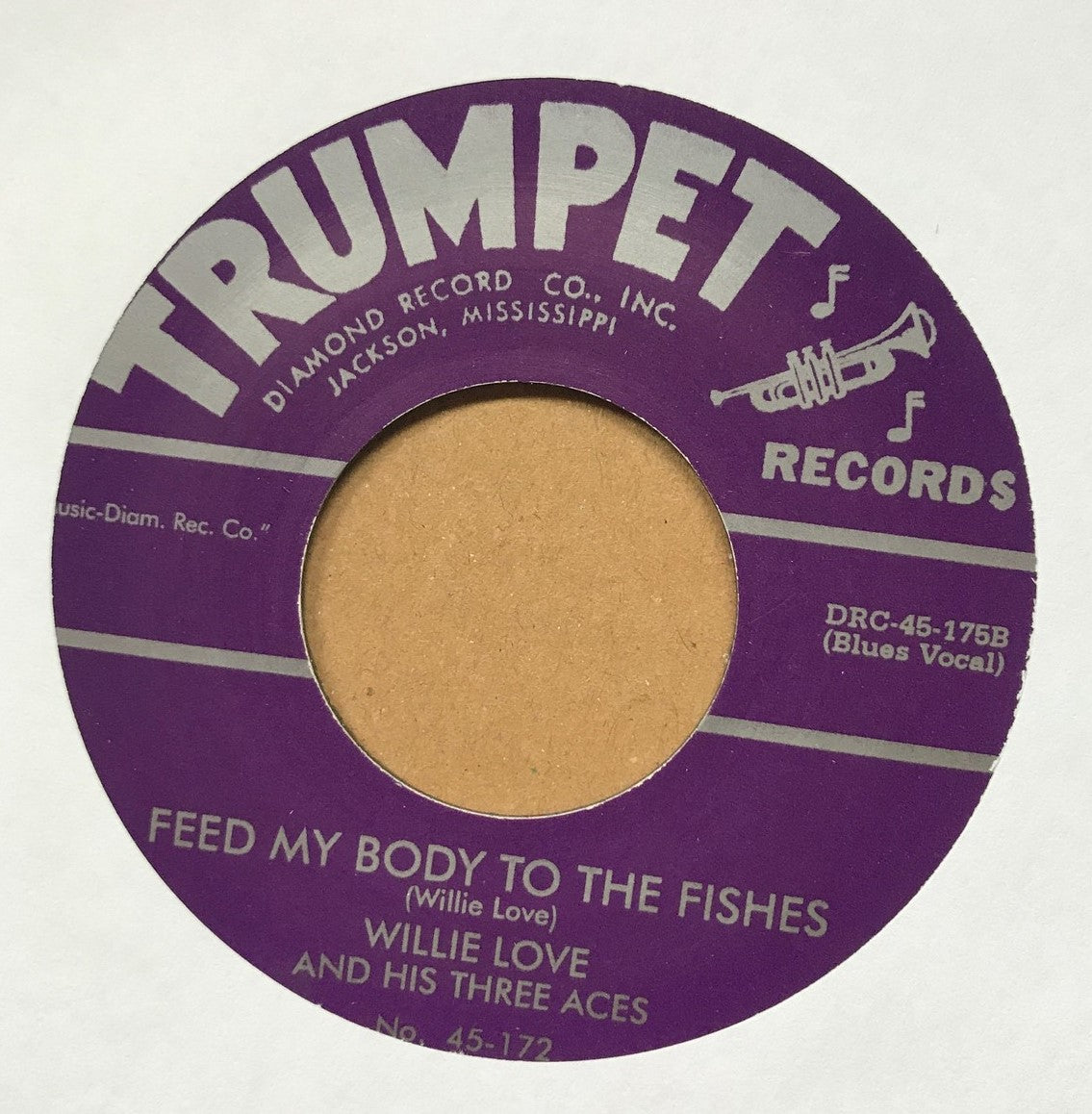 Single - Willie Love - Feed My Body To The Fishes / Way Back