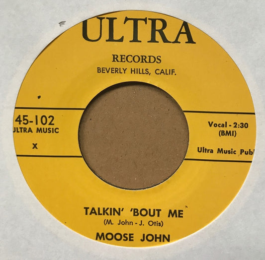 Single - Moose John - Talkin' Bout Me; Wrong Doin' Woman