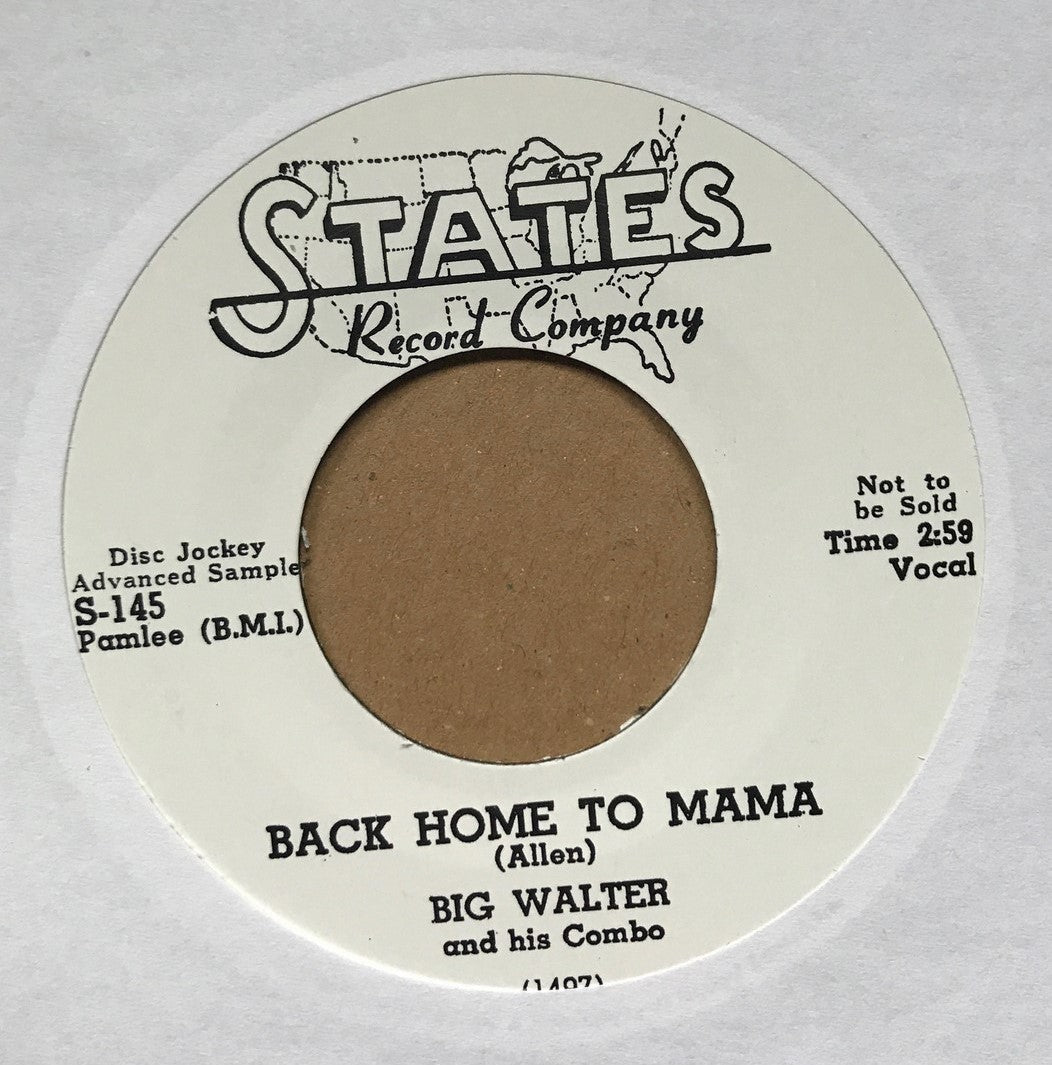 Single - VA - Tommy Brown - Southern Women/Big Walter - Back Home To Mama